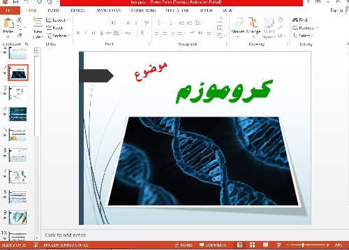 پاورپوینت کروموزوم 