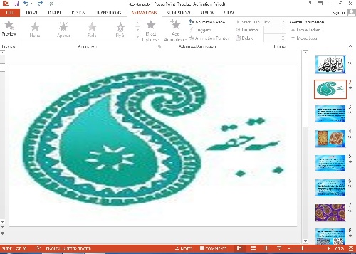 پاورپوینت بته جقه 